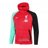 Chaqueta con Capucha del Liverpool 2020/2021 Rojo