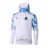 Chaqueta con Capucha del Olympique Marsella 2021/2022 Blanco