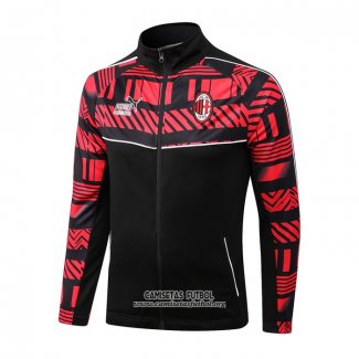 Chaqueta del AC Milan 2022/2023 Rojo y Negro