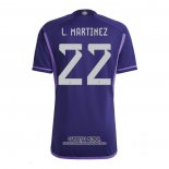 Camiseta Argentina Jugador L.Martinez Segunda 2022