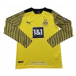 Camiseta Borussia Dortmund Primera Manga Larga 2021/2022