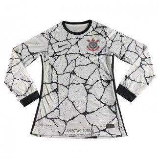 Camiseta Corinthians Primera Manga Larga 2021/2022