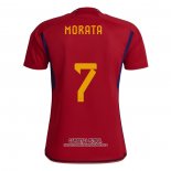 Camiseta Espana Jugador Morata Primera 2022