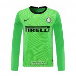 Camiseta Inter Milan Portero Manga Larga 2020/2021 Verde