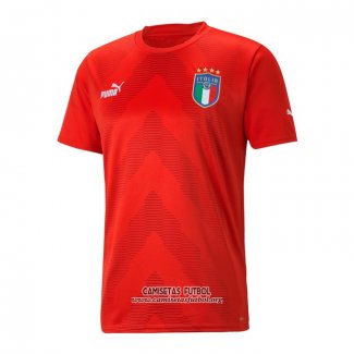 Camiseta Italia Portero 2022 Rojo