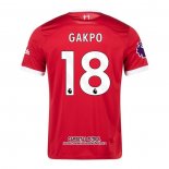 Camiseta Liverpool Jugador Gakpo Primera 2023/2024