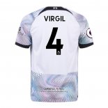 Camiseta Liverpool Jugador Virgil Segunda 2022/2023