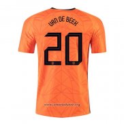 Camiseta Paises Bajos Jugador Van De Beek Primera 2020/2021