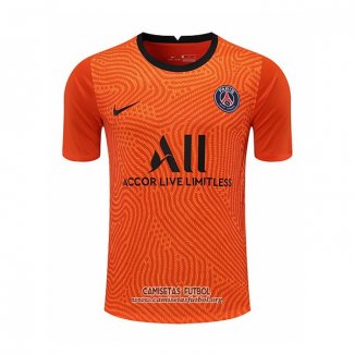 Camiseta Paris Saint-Germain Portero 2020/2021 Naranja