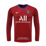 Camiseta Paris Saint-Germain Portero Manga Larga 2020/2021 Rojo