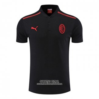 Camiseta Polo del AC Milan 2022/2023 Negro