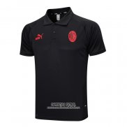 Camiseta Polo del AC Milan 2023/2024 Negro