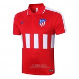 Camiseta Polo del Atletico Madrid 2020/2021 Rojo