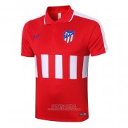 Camiseta Polo del Atletico Madrid 2020/2021 Rojo