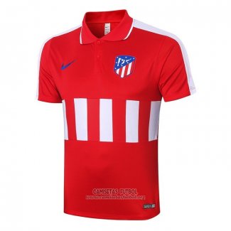 Camiseta Polo del Atletico Madrid 2020/2021 Rojo