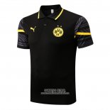 Camiseta Polo del Borussia Dortmund 2022/2023 Negro y Amarillo