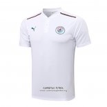 Camiseta Polo del Manchester City 2021/2022 Blanco