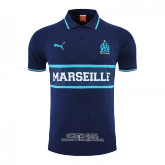 Camiseta Polo del Olympique Marsella 2022/2023 Azul Marino