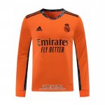 Camiseta Real Madrid Portero Segunda Manga Larga 2020/2021