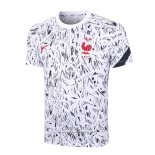 Camiseta de Entrenamiento Francia 2020/2021 Blanco