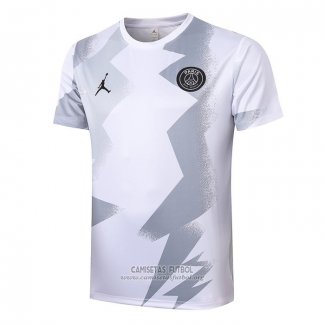 Camiseta de Entrenamiento Paris Saint-Germain Jordan 2020/2021 Blanco