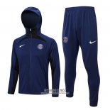 Chandal con Capucha del Paris Saint-Germain 2022/2023 Azul