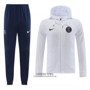 Chandal con Capucha del Paris Saint-Germain 2022/2023 Blanco