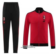 Chandal de Chaqueta del AC Milan 2023/2024 Rojo