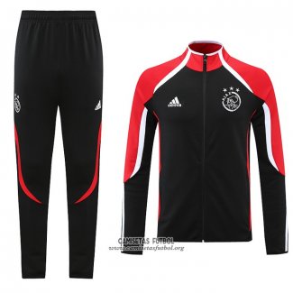 Chandal de Chaqueta del Ajax Teamgeist 2021/2022 Negro