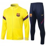 Chandal de Chaqueta del Barcelona 2020/2021 Amarillo