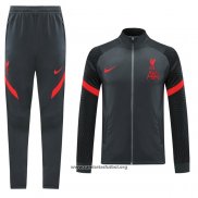 Chandal de Chaqueta del Liverpool 2020/2021 Gris Oscuro