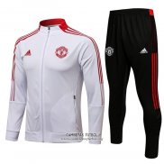 Chandal de Chaqueta del Manchester United 2021/2022 Blanco