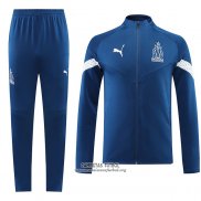 Chandal de Chaqueta del Olympique Marsella 2022/2023 Azul