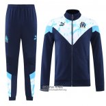 Chandal de Chaqueta del Olympique Marsella 2022/2023 Azul