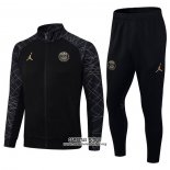 Chandal de Chaqueta del Paris Saint-Germain Jordan 202023/2024 Negro