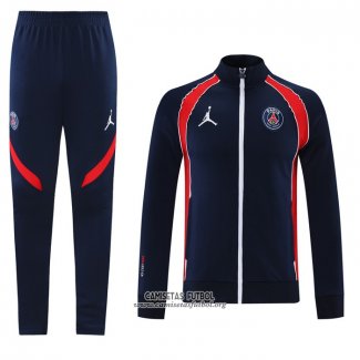 Chandal de Chaqueta del Paris Saint-Germain Jordan 2021/2022 Azul