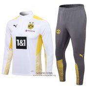 Chandal de Sudadera del Borussia Dortmund 2021/2022 Blanco