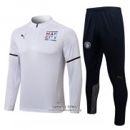 Chandal de Sudadera del Manchester City 2021/2022 Blanco