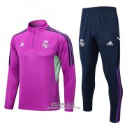 Chandal de Sudadera del Real Madrid 2022/2023 Purpura