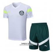 Chandal del Palmeiras Manga Corta 202023/2024 Blanco - Pantalon Corto