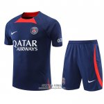 Chandal del Paris Saint-Germain Manga Corta 2022/2023 Azul Oscuro - Pantalon Corto