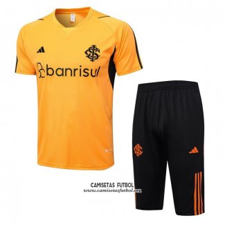 Chandal del SC Internacional Manga Corta 2023/2024 Naranja - Pantalon Corto