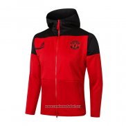 Chaqueta con Capucha del Manchester United 2020/2021 Rojo