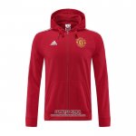 Chaqueta con Capucha del Manchester United 2022/2023 Rojo