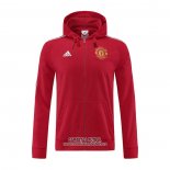 Chaqueta con Capucha del Manchester United 2022/2023 Rojo