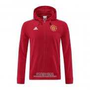 Chaqueta con Capucha del Manchester United 2022/2023 Rojo