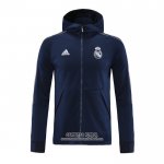 Chaqueta con Capucha del Real Madrid 2020/2021 Azul