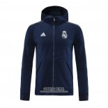 Chaqueta con Capucha del Real Madrid 2020/2021 Azul