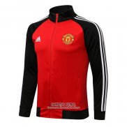 Chaqueta del Manchester United 2021/2022 Rojo y Negro