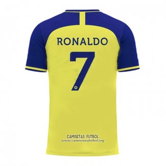 Camiseta Al Nassr Jugador Ronaldo Primera 2022/2023